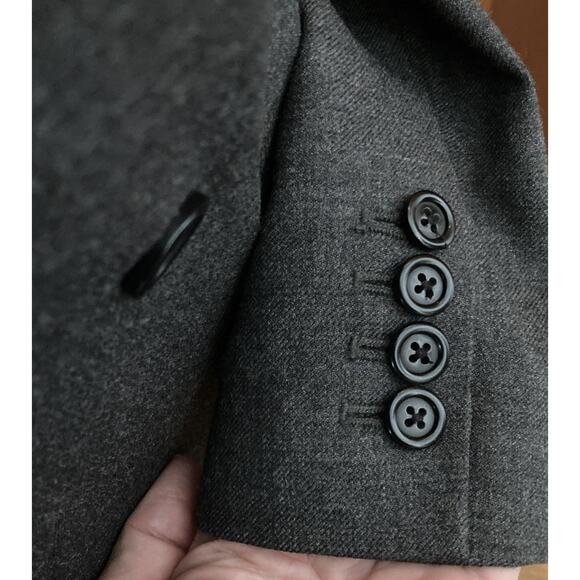 J.Crew Regent Wool Blazer Women’s Sz 6 Gray B0323 Work Career Business Preppy - Picture 5 of 9